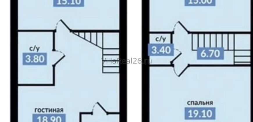 В продаже таунхаус с хорошим косметическим ремонтом. Ухоженный участок.
